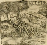 An illustration from Declaracion magistral sobre las emblemas de Andres Alciato con todas las historias, antiguedades, moralidad y doctrina tocante a las buenas costumbres (1615)