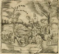 An illustration from Declaracion magistral sobre las emblemas de Andres Alciato con todas las historias, antiguedades, moralidad y doctrina tocante a las buenas costumbres (1615)
