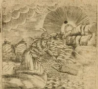 An illustration from Declaracion magistral sobre las emblemas de Andres Alciato con todas las historias, antiguedades, moralidad y doctrina tocante a las buenas costumbres (1615)