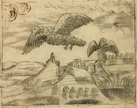 An illustration from Declaracion magistral sobre las emblemas de Andres Alciato con todas las historias, antiguedades, moralidad y doctrina tocante a las buenas costumbres (1615)
