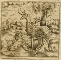 An illustration from Declaracion magistral sobre las emblemas de Andres Alciato con todas las historias, antiguedades, moralidad y doctrina tocante a las buenas costumbres (1615)