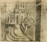 An illustration from Declaracion magistral sobre las emblemas de Andres Alciato con todas las historias, antiguedades, moralidad y doctrina tocante a las buenas costumbres (1615)