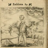 An illustration from Declaracion magistral sobre las emblemas de Andres Alciato con todas las historias, antiguedades, moralidad y doctrina tocante a las buenas costumbres (1615)