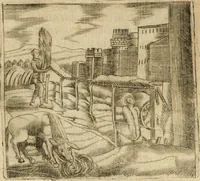 An illustration from Declaracion magistral sobre las emblemas de Andres Alciato con todas las historias, antiguedades, moralidad y doctrina tocante a las buenas costumbres (1615)