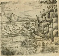 An illustration from Declaracion magistral sobre las emblemas de Andres Alciato con todas las historias, antiguedades, moralidad y doctrina tocante a las buenas costumbres (1615)