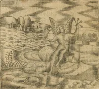 An illustration from Declaracion magistral sobre las emblemas de Andres Alciato con todas las historias, antiguedades, moralidad y doctrina tocante a las buenas costumbres (1615)