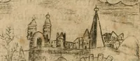 An illustration from Declaracion magistral sobre las emblemas de Andres Alciato con todas las historias, antiguedades, moralidad y doctrina tocante a las buenas costumbres (1615)