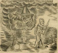 An illustration from Declaracion magistral sobre las emblemas de Andres Alciato con todas las historias, antiguedades, moralidad y doctrina tocante a las buenas costumbres (1615)