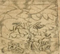An illustration from Declaracion magistral sobre las emblemas de Andres Alciato con todas las historias, antiguedades, moralidad y doctrina tocante a las buenas costumbres (1615)