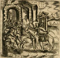 An illustration from Declaracion magistral sobre las emblemas de Andres Alciato con todas las historias, antiguedades, moralidad y doctrina tocante a las buenas costumbres (1615)