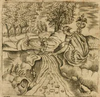 An illustration from Declaracion magistral sobre las emblemas de Andres Alciato con todas las historias, antiguedades, moralidad y doctrina tocante a las buenas costumbres (1615)