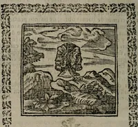 An illustration from Declaracion magistral sobre las Emblemas de Andres Alciato : con todas las historias, antiguedades, moralidad, y doctrina, tocante a las buenas costumbres : dedicadas a la muy noble insigne, leal, y coronada ciudad de Valencia (1670)