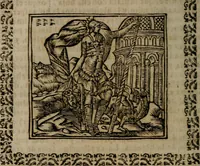 An illustration from Declaracion magistral sobre las Emblemas de Andres Alciato : con todas las historias, antiguedades, moralidad, y doctrina, tocante a las buenas costumbres : dedicadas a la muy noble insigne, leal, y coronada ciudad de Valencia (1670)