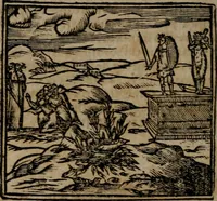 An illustration from Declaracion magistral sobre las Emblemas de Andres Alciato : con todas las historias, antiguedades, moralidad, y doctrina, tocante a las buenas costumbres : dedicadas a la muy noble insigne, leal, y coronada ciudad de Valencia (1670)