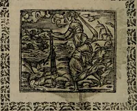 An illustration from Declaracion magistral sobre las Emblemas de Andres Alciato : con todas las historias, antiguedades, moralidad, y doctrina, tocante a las buenas costumbres : dedicadas a la muy noble insigne, leal, y coronada ciudad de Valencia (1670)