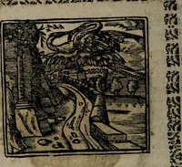 An illustration from Declaracion magistral sobre las Emblemas de Andres Alciato : con todas las historias, antiguedades, moralidad, y doctrina, tocante a las buenas costumbres : dedicadas a la muy noble insigne, leal, y coronada ciudad de Valencia (1670)