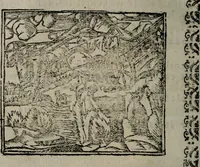 An illustration from Declaracion magistral sobre las Emblemas de Andres Alciato : con todas las historias, antiguedades, moralidad, y doctrina, tocante a las buenas costumbres : dedicadas a la muy noble insigne, leal, y coronada ciudad de Valencia (1670)