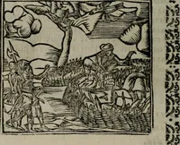An illustration from Declaracion magistral sobre las Emblemas de Andres Alciato : con todas las historias, antiguedades, moralidad, y doctrina, tocante a las buenas costumbres : dedicadas a la muy noble insigne, leal, y coronada ciudad de Valencia (1670)