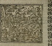 An illustration from Declaracion magistral sobre las Emblemas de Andres Alciato : con todas las historias, antiguedades, moralidad, y doctrina, tocante a las buenas costumbres : dedicadas a la muy noble insigne, leal, y coronada ciudad de Valencia (1670)