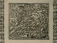 An illustration from Declaracion magistral sobre las Emblemas de Andres Alciato : con todas las historias, antiguedades, moralidad, y doctrina, tocante a las buenas costumbres : dedicadas a la muy noble insigne, leal, y coronada ciudad de Valencia (1670)
