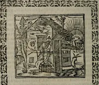 An illustration from Declaracion magistral sobre las Emblemas de Andres Alciato : con todas las historias, antiguedades, moralidad, y doctrina, tocante a las buenas costumbres : dedicadas a la muy noble insigne, leal, y coronada ciudad de Valencia (1670)