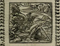 An illustration from Declaracion magistral sobre las Emblemas de Andres Alciato : con todas las historias, antiguedades, moralidad, y doctrina, tocante a las buenas costumbres : dedicadas a la muy noble insigne, leal, y coronada ciudad de Valencia (1670)