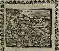 An illustration from Declaracion magistral sobre las Emblemas de Andres Alciato : con todas las historias, antiguedades, moralidad, y doctrina, tocante a las buenas costumbres : dedicadas a la muy noble insigne, leal, y coronada ciudad de Valencia (1670)