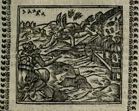 An illustration from Declaracion magistral sobre las Emblemas de Andres Alciato : con todas las historias, antiguedades, moralidad, y doctrina, tocante a las buenas costumbres : dedicadas a la muy noble insigne, leal, y coronada ciudad de Valencia (1670)