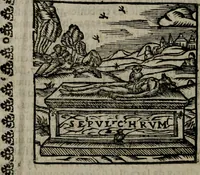 An illustration from Declaracion magistral sobre las Emblemas de Andres Alciato : con todas las historias, antiguedades, moralidad, y doctrina, tocante a las buenas costumbres : dedicadas a la muy noble insigne, leal, y coronada ciudad de Valencia (1670)