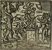 An illustration from Declaracion magistral sobre las Emblemas de Andres Alciato : con todas las historias, antiguedades, moralidad, y doctrina, tocante a las buenas costumbres : dedicadas a la muy noble insigne, leal, y coronada ciudad de Valencia (1670)