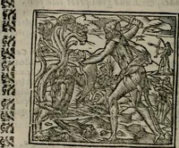 An illustration from Declaracion magistral sobre las Emblemas de Andres Alciato : con todas las historias, antiguedades, moralidad, y doctrina, tocante a las buenas costumbres : dedicadas a la muy noble insigne, leal, y coronada ciudad de Valencia (1670)