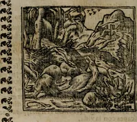 An illustration from Declaracion magistral sobre las Emblemas de Andres Alciato : con todas las historias, antiguedades, moralidad, y doctrina, tocante a las buenas costumbres : dedicadas a la muy noble insigne, leal, y coronada ciudad de Valencia (1670)