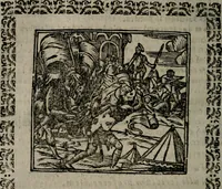 An illustration from Declaracion magistral sobre las Emblemas de Andres Alciato : con todas las historias, antiguedades, moralidad, y doctrina, tocante a las buenas costumbres : dedicadas a la muy noble insigne, leal, y coronada ciudad de Valencia (1670)
