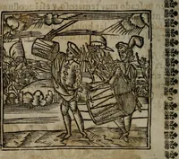 An illustration from Declaracion magistral sobre las Emblemas de Andres Alciato : con todas las historias, antiguedades, moralidad, y doctrina, tocante a las buenas costumbres : dedicadas a la muy noble insigne, leal, y coronada ciudad de Valencia (1670)