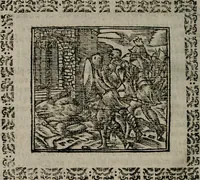 An illustration from Declaracion magistral sobre las Emblemas de Andres Alciato : con todas las historias, antiguedades, moralidad, y doctrina, tocante a las buenas costumbres : dedicadas a la muy noble insigne, leal, y coronada ciudad de Valencia (1670)