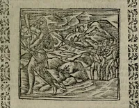 An illustration from Declaracion magistral sobre las Emblemas de Andres Alciato : con todas las historias, antiguedades, moralidad, y doctrina, tocante a las buenas costumbres : dedicadas a la muy noble insigne, leal, y coronada ciudad de Valencia (1670)