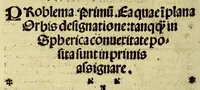 An illustration from Declaratio: et usus typi cosmographici. Mappa mundi (1522)