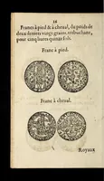 Picture 9 of 67 from [Declaration du roy, portant que les monnoyes d'argent legeres ne seront exposées que pour leur iuste prix selon leur poids & titre, & que tous les poids dont on se seruira pour les monnoyes, seront aiustez & estallonnez sur ceux de la Cour des monnoyes dans vn mois : registrée en la Cour des monnoyes le 24. octobre 1640 : ensemble l'arrest de ladite cour, pour le fait de l'estalonnement desdits poids]. (1640), leaf 16