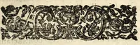 An illustration from [Declaration du roy, portant que les monnoyes d'argent legeres ne seront exposées que pour leur iuste prix selon leur poids & titre, & que tous les poids dont on se seruira pour les monnoyes, seront aiustez & estallonnez sur ceux de la Cour des monnoyes dans vn mois : registrée en la Cour des monnoyes le 24. octobre 1640 : ensemble l'arrest de ladite cour, pour le fait de l'estalonnement desdits poids]. (1640)
