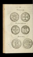 An illustration from [Declaration du roy, portant que les monnoyes d'argent legeres ne seront exposées que pour leur iuste prix selon leur poids & titre, & que tous les poids dont on se seruira pour les monnoyes, seront aiustez & estallonnez sur ceux de la Cour des monnoyes dans vn mois : registrée en la Cour des monnoyes le 24. octobre 1640 : ensemble l'arrest de ladite cour, pour le fait de l'estalonnement desdits poids]. (1640)