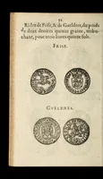 Picture 40 of 67 from [Declaration du roy, portant que les monnoyes d'argent legeres ne seront exposées que pour leur iuste prix selon leur poids & titre, & que tous les poids dont on se seruira pour les monnoyes, seront aiustez & estallonnez sur ceux de la Cour des monnoyes dans vn mois : registrée en la Cour des monnoyes le 24. octobre 1640 : ensemble l'arrest de ladite cour, pour le fait de l'estalonnement desdits poids]. (1640), leaf 52