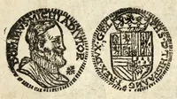 An illustration from [Declaration du roy, portant que les monnoyes d'argent legeres ne seront exposées que pour leur iuste prix selon leur poids & titre, & que tous les poids dont on se seruira pour les monnoyes, seront aiustez & estallonnez sur ceux de la Cour des monnoyes dans vn mois : registrée en la Cour des monnoyes le 24. octobre 1640 : ensemble l'arrest de ladite cour, pour le fait de l'estalonnement desdits poids]. (1640)