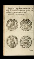 Picture 57 of 67 from [Declaration du roy, portant que les monnoyes d'argent legeres ne seront exposées que pour leur iuste prix selon leur poids & titre, & que tous les poids dont on se seruira pour les monnoyes, seront aiustez & estallonnez sur ceux de la Cour des monnoyes dans vn mois : registrée en la Cour des monnoyes le 24. octobre 1640 : ensemble l'arrest de ladite cour, pour le fait de l'estalonnement desdits poids]. (1640), leaf 72