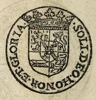 An illustration from [Declaration du roy, portant que les monnoyes d'argent legeres ne seront exposées que pour leur iuste prix selon leur poids & titre, & que tous les poids dont on se seruira pour les monnoyes, seront aiustez & estallonnez sur ceux de la Cour des monnoyes dans vn mois : registrée en la Cour des monnoyes le 24. octobre 1640 : ensemble l'arrest de ladite cour, pour le fait de l'estalonnement desdits poids]. (1640)