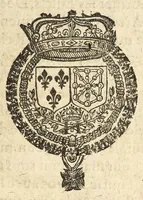 An illustration from Declaration du roy, sur la prise des armes par aucuns de ses sujets de la religion pretendue reformee : portant nouuelle confirmation des edicts & declarations cy deuant faictes en faueur de ceux de ladite religion : auec l'arrest de la Cour de Parlement. (1615)