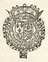 An illustration from Declaration du roy, pour le reglement general des passemens & dentelles, auec deffences d'en porter, vendre, & trafiquer de celles des pays estrangers; ensemble de tenir aucunes academies ou brelands pour le jeu de hazard. Verifiée en Parlement le 22. mars 1635. (1635)