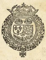 An illustration from Declaration du Roy sur l'arrest fait de la personne de Monsr le Prince de Condé : & sur l'eslongnement de sa Cour, des autres Princes, Seigneurs & Gentils-hommes, publiée en Parlement le septiesme Septembre, le Roy y seant. (1616)