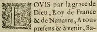 An illustration from Declaration dv Roy sur la regence de la Reyne. Verifiée en Parlement le 21. avril 1643 (1643)