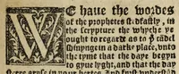 An illustration from A declaration of the masse : the fruyte therof the cause [and] the meane, wherfore and howe it oughte to be maynteyned : newely perused and augmented by the fyrst author therof, Mayster Anthony Marcort at Geneue : translated newly out of Frenche into Englyshe (1547)
