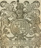 An illustration from A declaration of the practises & treasons attempted and committed by Robert late Earle of Essex and his complices, against Her Maiestie and her kingdoms, and of the proceedings as well at the arraignments & conuictions of the said late Earle, and his adherents, as after. Together with the very confessions and other parts of the euidences themselues, word for word taken out of the originals (1601)